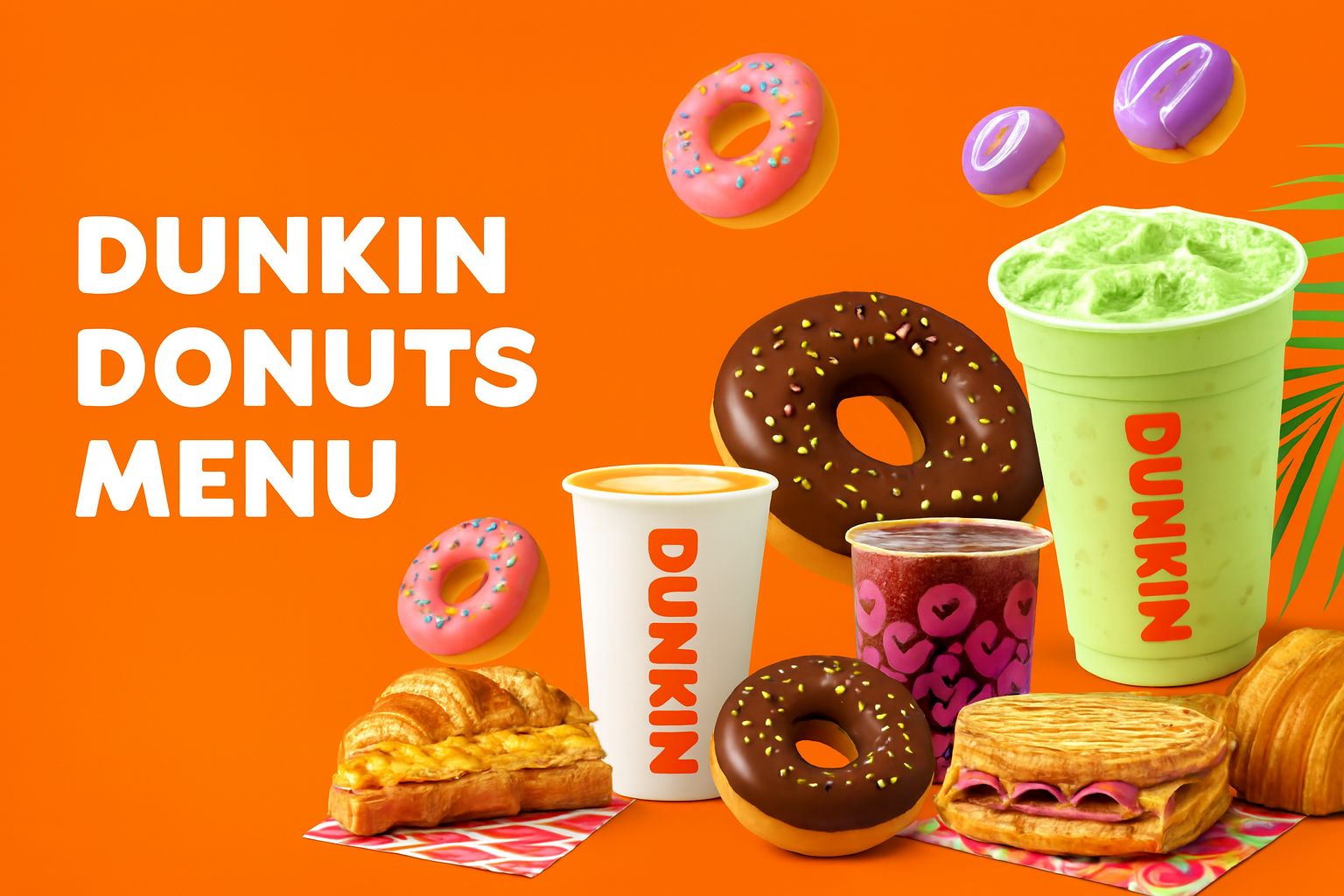Dunkin Donuts Menu
